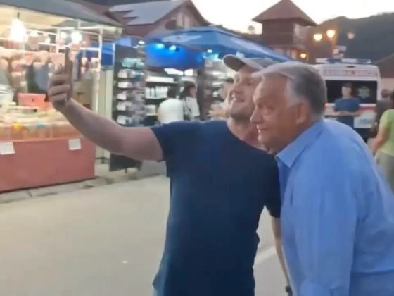 Orbán Viktor Szerbiában forgatott a MOL ügyvezetőjével és ellentmondásos hatvanpusztai birtoképítészével