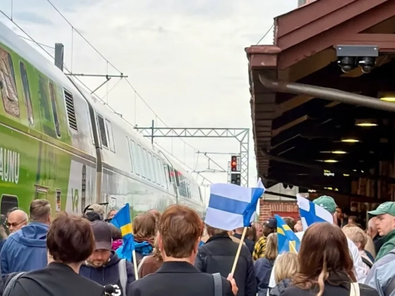 Közel 40 év után újra közvetlen vonat jár Finnországból Svédországba