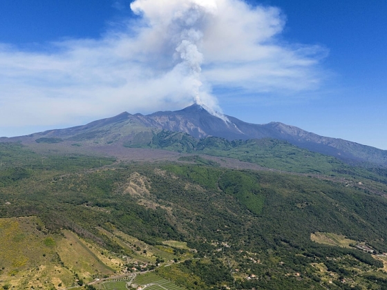 Etna kitörése: az érkezések leálltak a cataniai repülőtéren