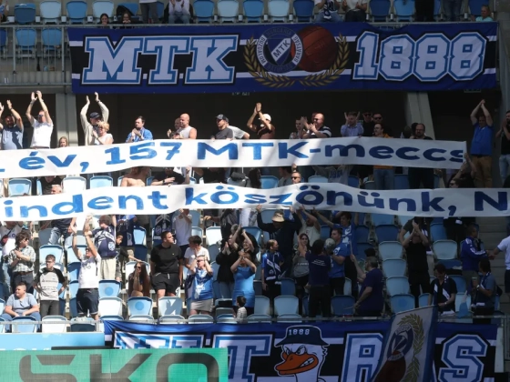 Nem lesznek ott az MTK drukkerei az Újpest elleni meccsen