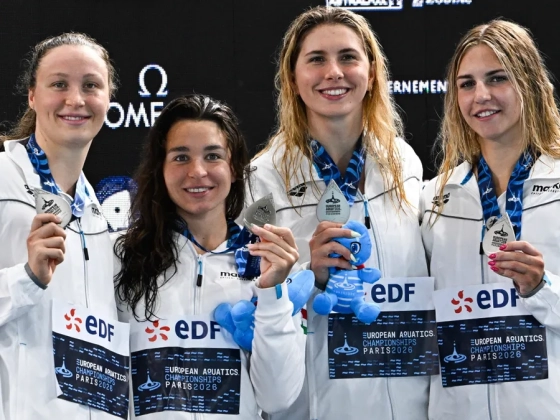 Úszó Eb: ezüstérmes a női 4x200-as gyorsváltó!