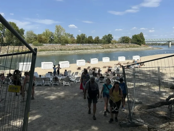 Az Óbudai Gázgyár rákkeltő anyagokkal szennyezett partszakaszával szemben alakították ki a Sziget strandját, de a fesztiválozók nem mehetnek bele a vízbe