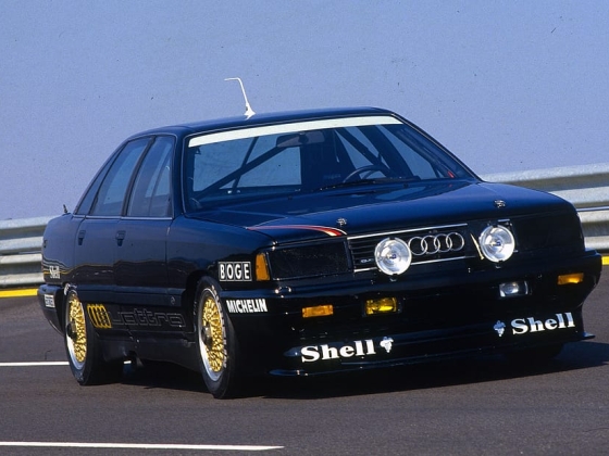 Rekordfutások az Audi 200 Turbo Quattro-val (1989): Az Audi első ötszelepes motorja 300 km/h feletti sebességgel futott