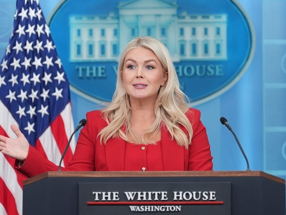 Trump szerint a Fehér Ház sajtótitkára, Karoline Leavitt a hónap végén távozik a posztjáról