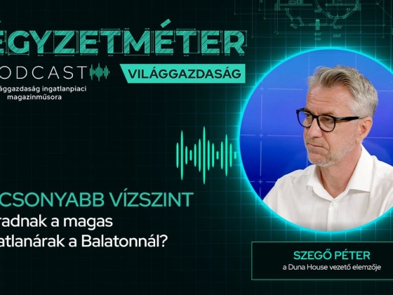 Négyzetméter: egyelőre hidegen hagyja az eladókat a Balaton alacsony vízállása, de a vevőket nem