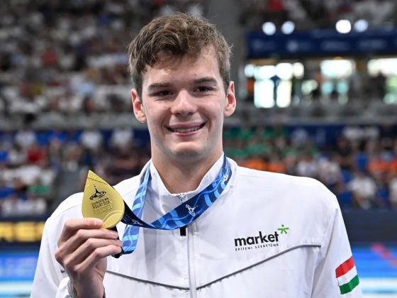 Kós Hubert Európa-bajnok 200 háton – videó