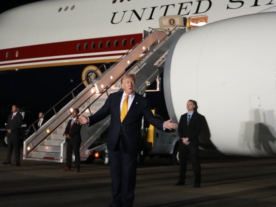 Trump’s secret flight switch indicates severity of assassination threat by Iran