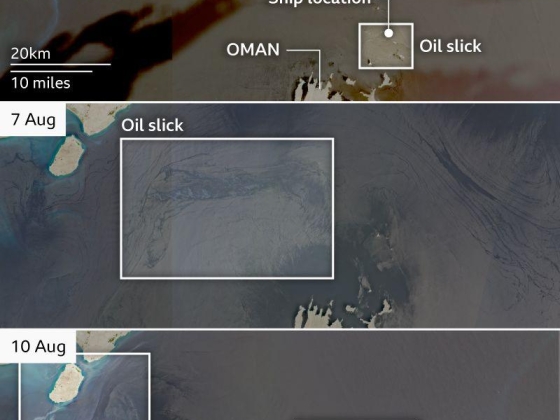 Hogyan kezdett felmosódni egy nagy olajfolt Irán strandjain