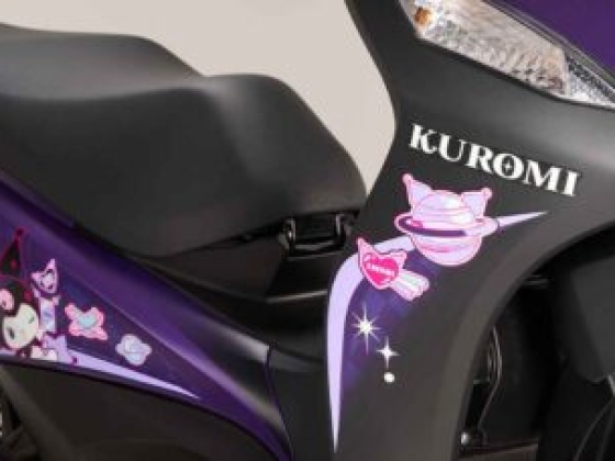 A Honda Biz125 EX Kuromi exkluzív megjelenéssel és 3 ezer eurós árral érkezik Brazíliába
