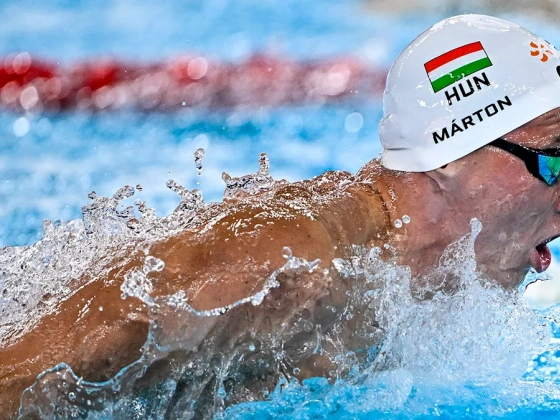 Márton Richárd ezüstérmes lett 200 méter pillangón az úszó Európa-bajnokságon