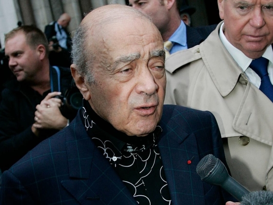 Az Egyesült Királyság rendőrsége bocsánatot kért Al Fayed szexuális visszaélésekre vonatkozó adatszivárgása miatt