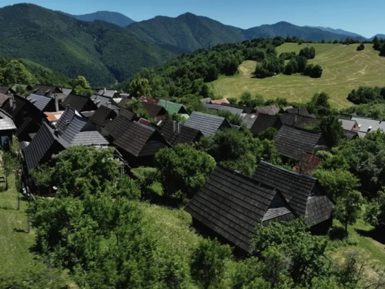 Csak tucatnyian élnek ebben a kis szlovák faluban, de évente százezer turista látogat ide