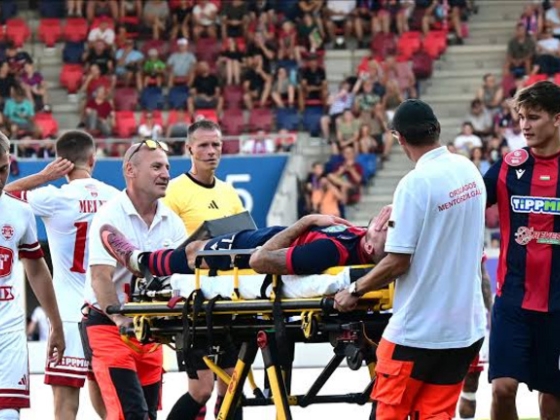 Szemüregfala eltörött, szemgolyója elmozdult a Nyíregyháza futballistájának, hosszú kihagyás vár rá