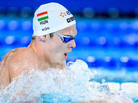 Kós Hubert dupla triplázása, ezzel Milák Kristófot is lehagyta