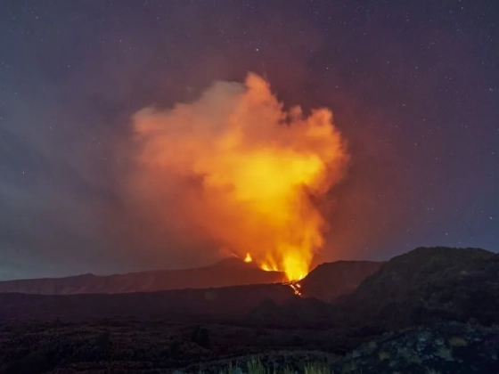 Villámcsapás végzett egy amerikai turistával az Etna oldalán