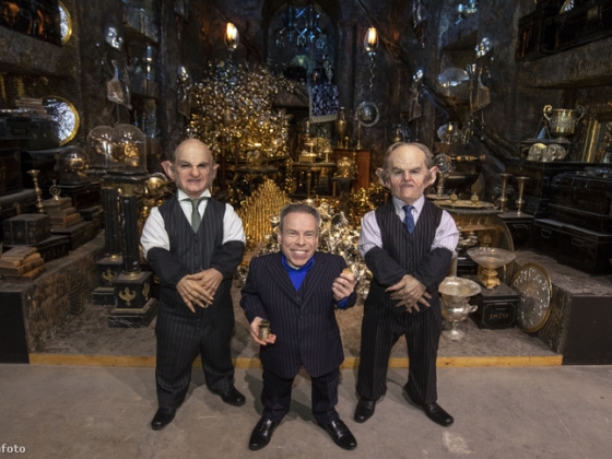 Megható fotókon a nagy találkozó, újra együtt Tom Felton és a Flitwick professzort alakító Warwick Davies