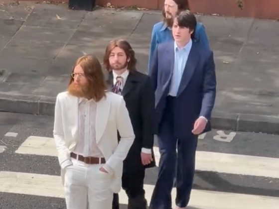 A Beatles-film újraalkotja az ikonikus Abbey Road albumborítót