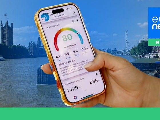 A zsebméretű érzékelők és mobilalkalmazások megváltoztatják a londoniak légszennyezettségének nyomon követését