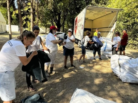 Rengeteg sátrat és hálózsákot gyűjtöttek össze a Sziget után
