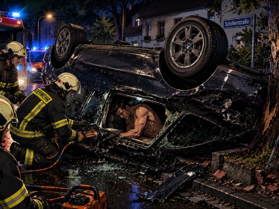 Egy férfi összetöri BMW-jét: Valószínűleg túl gyorsan, de biztosan meztelenül