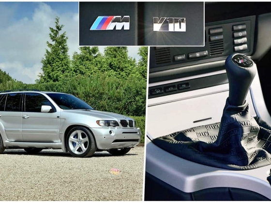 BMW X5 (E53) V10 (S85) és kézi sebességváltóval: Extrém BMW X5 átalakítás V10-el és kézi sebességváltóval