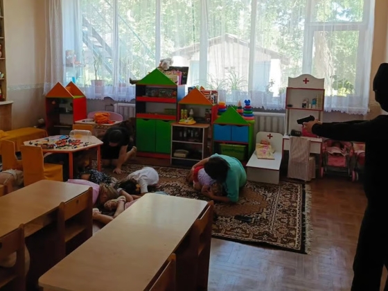 Antiterrorista gyakorlatokat tartanak az oroszországi óvodákban