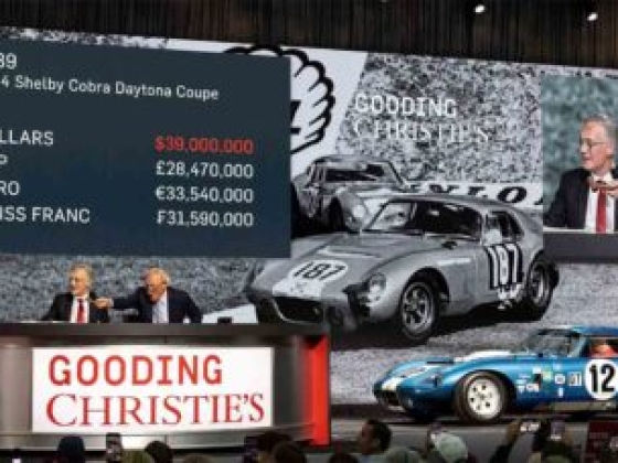 A Shelby Cobra Daytona lett a valaha aukción eladott legdrágább amerikai autó
