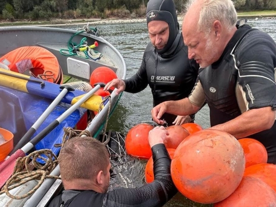 Szinte teljesen ép, római kori szobrot találtak a Duna mélyén