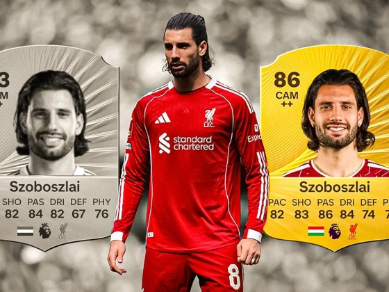 Szoboszlai Dominik a Liverpool harmadik legmagasabbra értékelt futballistája az EA FC 27-ben!