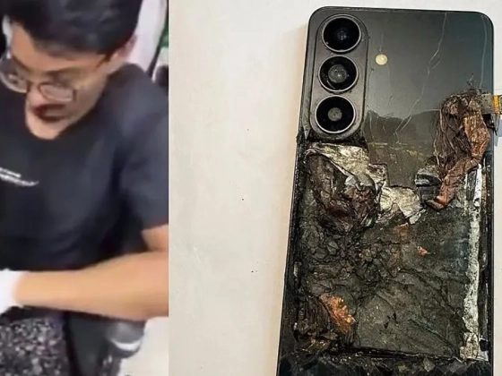 Felrobbant Samsung telefon miatt sérült meg egy férfi az ágyékánál