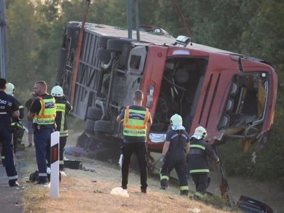 Buszbaleset az M3-ason: látogatókat kaptak a baleset sérültjei a miskolci kórházban