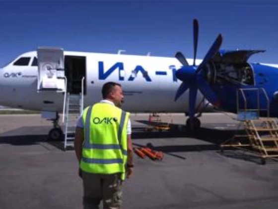 Az Il-114-300 42°C-os hőségben teljesített új tanúsítási teszteket Üzbegisztánban