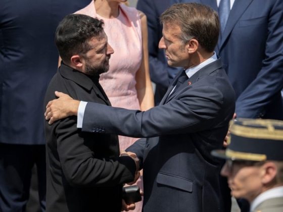 Ukraine war briefing: Macron focuses on delivery of missile interceptors as Russian attacks intensify