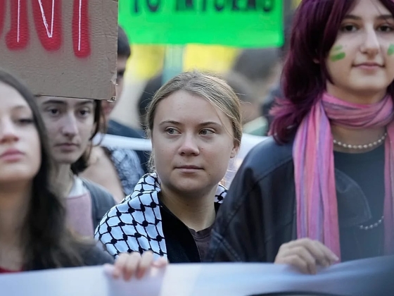 Thousands rally in Stockholm over climate crisis weeks ahead of general election