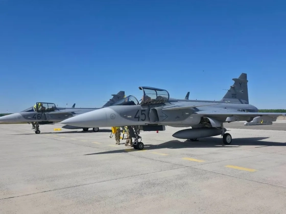 Megérkezett az első videó a lezuhant Gripen vadászgépről