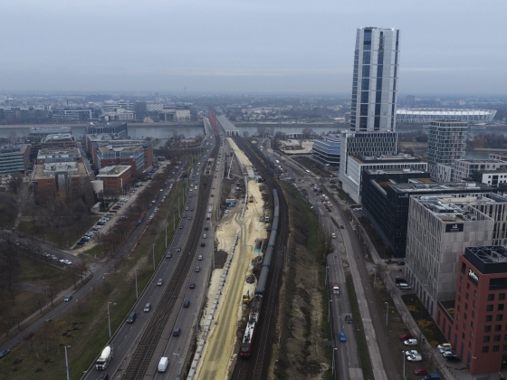 Hat hétig forgalomkorlátozás lesz a Rákóczi híd pesti hídfőjénél