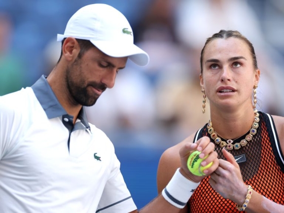Összeállt Djokovic és Szabalenka a US Openen, de már az első fordulóban kiesett