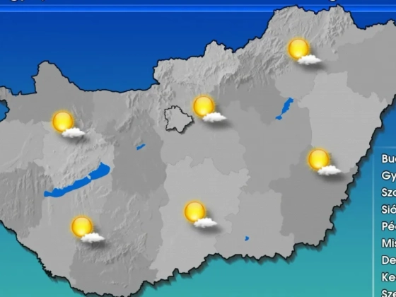 Inkább napos idő marad, de riasztást adtak ki zivatarok miatt