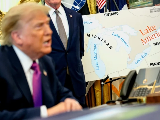 Trump azonnali hatállyal átnevezte az Ontario-tavat Amerika-tóra