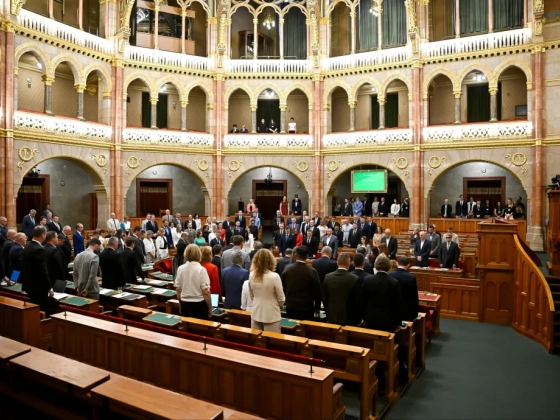 Magyar Péter házszabályellenesen teremtett nemzeti egységet: minden kormánypárti és ellenzéki képviselő felállva emlékezett a mohácsi csatára