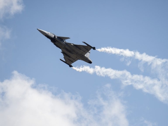 Elhagyhatta a kórházat a Gripen-balesetben megsérült pilóta