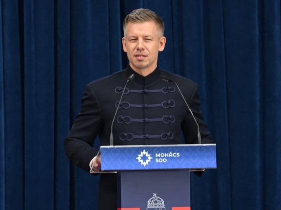 Magyar Péter Mohácson: Egy kis nemzetnek nincs olyan luxusa, hogy önmagát gyengítse