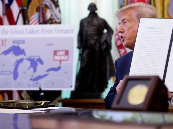 Trump hivatalosan is átnevezte az Ontario-tavat, felkészülnek az óceánok