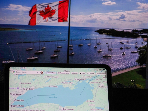 A Google már át is nevezte az Ontario-tavat Amerika-tóra