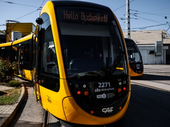 43 milliárd forintnyi uniós forrásból érkezik 45 új CAF-villamos Budapestre