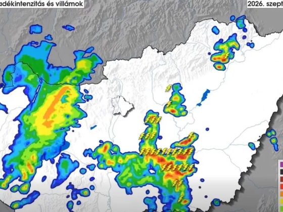 Alaposan bekeményített az időjárás, így érkezett meg a hidegfront – videók