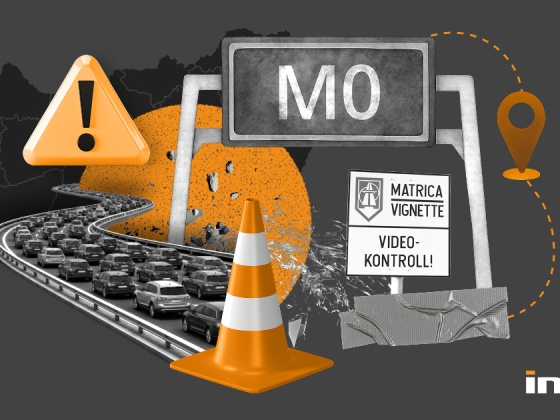 Megbénult az M0-s az M1-es felé, több mint 10 kilométeres a torlódás