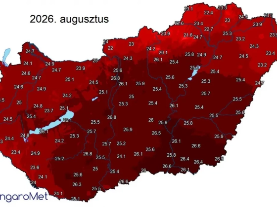 A valaha mért legmelegebb hónap volt itthon az idei augusztus