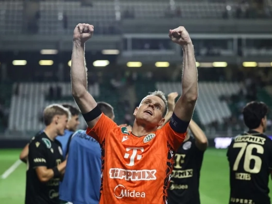 Parázs hangulat, sokat emlegetett Borbély, sima Fradi-győzelem – ilyen volt képekben az ETO–FTC rangadó
