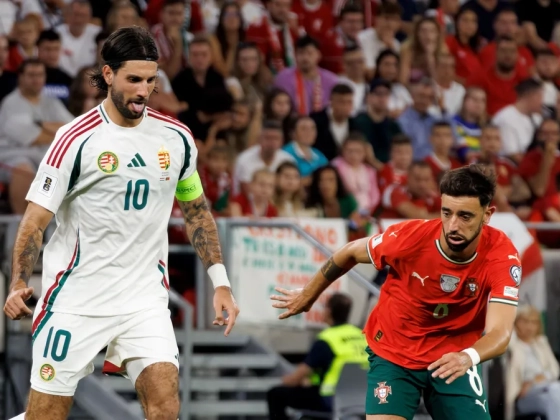 „Ha megtanul úgy lőni a fiam, mint te, nagyon elégedett leszek” – Bruno Fernandes Szoboszlainak